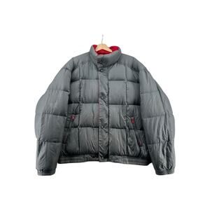 Vintage L.L. Bean Jim Whittaker Down Puffer Jacket Men’s L Gray Red USA